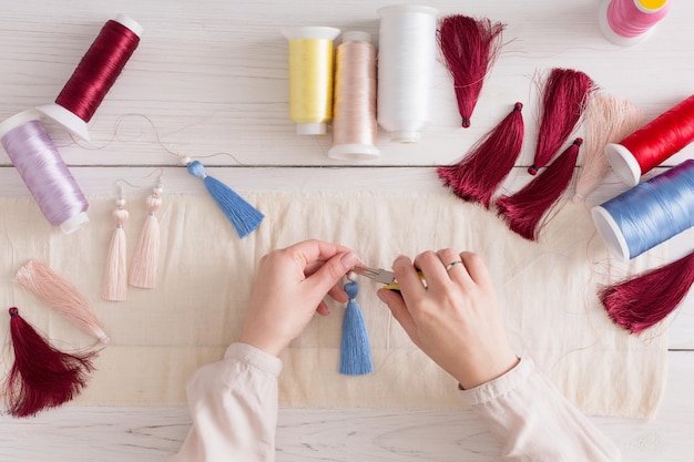 warsztat haftu, grupa uczestników